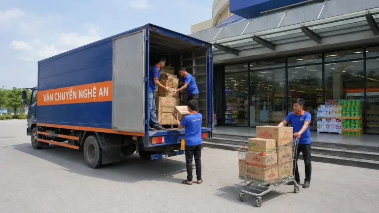 Vận chuyển hàng từ Ninh Bình giao GO Vinh