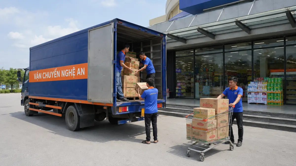 Vận chuyển hàng từ Ninh Bình giao GO Vinh