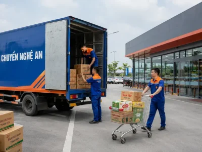 Vận chuyển hàng từ Thanh Hóa giao GO Vinh