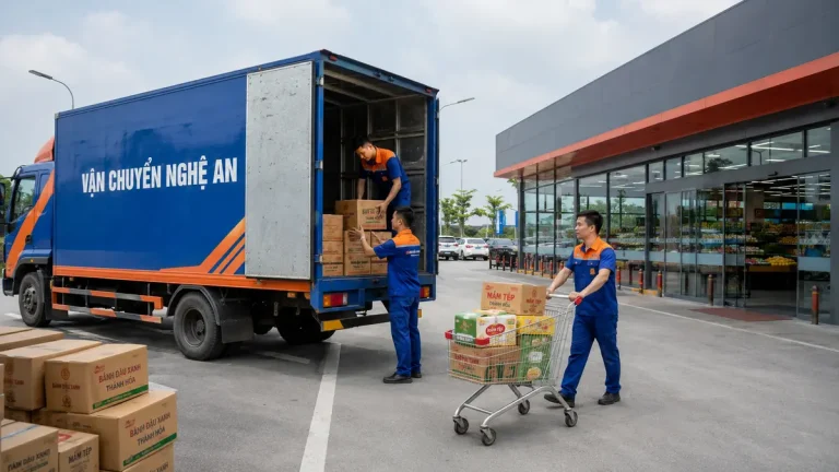 Vận chuyển hàng từ Thanh Hóa giao GO Vinh