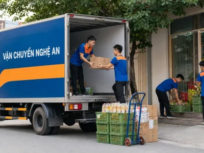 Vận chuyển hàng từ Hà Tĩnh giao Bách Hóa Xanh tại Nghệ An