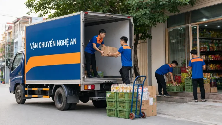 Vận chuyển hàng từ Hà Tĩnh giao Bách Hóa Xanh tại Nghệ An