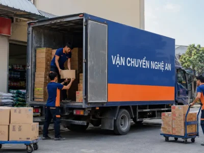 Vận chuyển hàng từ Ninh Bình giao Bách Hóa Xanh tại Nghệ An