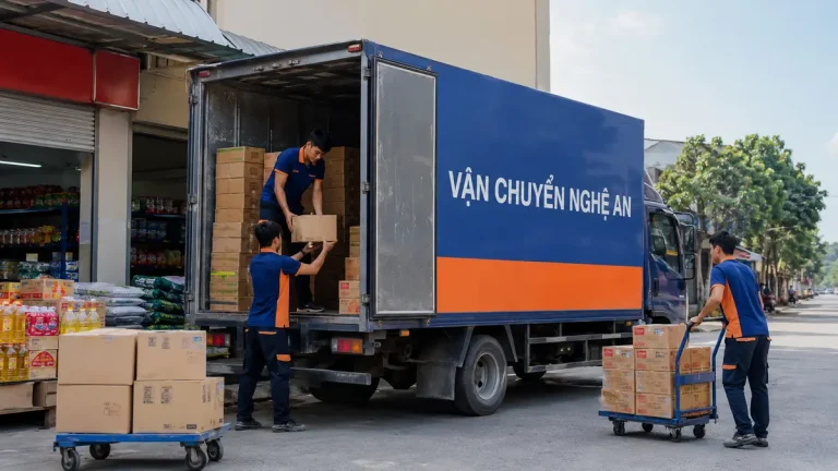 Vận chuyển hàng từ Ninh Bình giao Bách Hóa Xanh tại Nghệ An