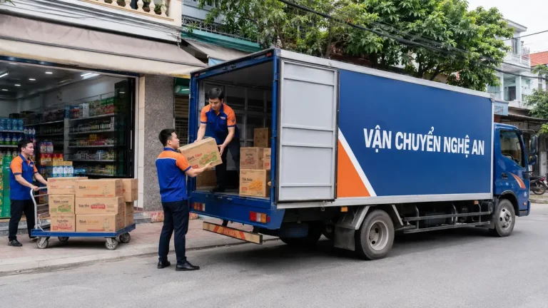 Vận chuyển hàng từ Thanh Hóa giao Bách Hóa Xanh tại Nghệ An